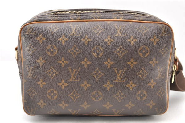 Authentic Louis Vuitton Monogram Reporter PM Shoulder Cross Bag M45254 LV 3316F