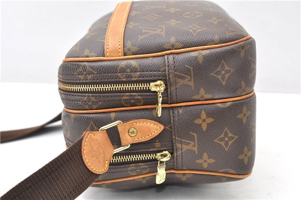 Authentic Louis Vuitton Monogram Reporter PM Shoulder Cross Bag M45254 LV 3316F