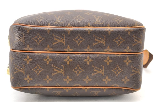 Authentic Louis Vuitton Monogram Reporter PM Shoulder Cross Bag M45254 LV 3316F