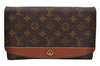 Authentic Louis Vuitton Monogram Bordeaux M51798 2Way Shoulder Clutch Bag 3316I