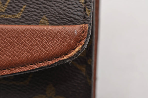 Authentic Louis Vuitton Monogram Bordeaux M51798 2Way Shoulder Clutch Bag 3316I