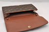 Authentic Louis Vuitton Monogram Bordeaux M51798 2Way Shoulder Clutch Bag 3316I