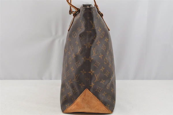 Authentic Louis Vuitton Monogram Cabas Mezzo Shoulder Tote Bag M51151 Junk 3317I