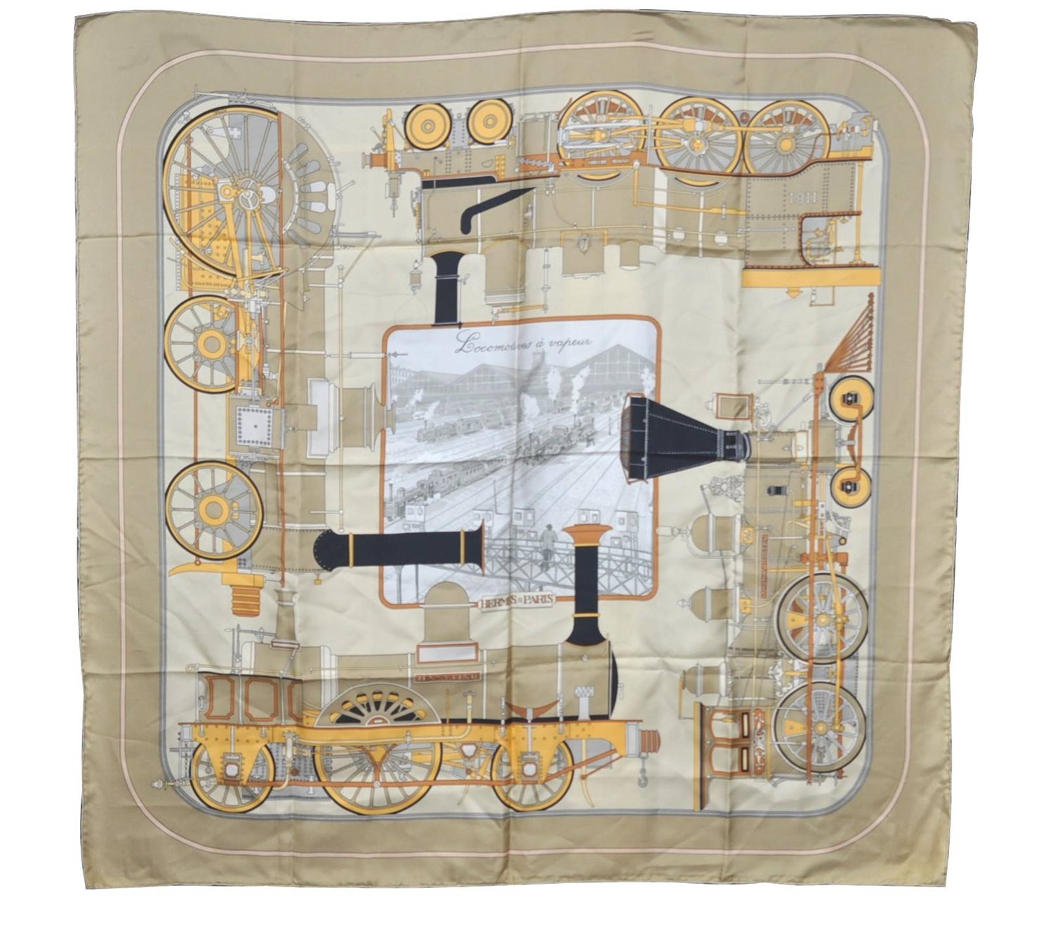 Authentic HERMES Carre 90 Scarf 