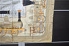 Authentic HERMES Carre 90 Scarf "locomotives a vapeur" Silk Beige 3319D