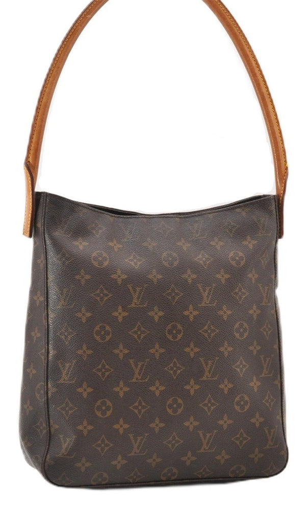 Authentic Louis Vuitton Monogram Looping GM Shoulder Bag M51145 LV 3319F