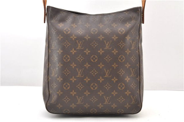 Authentic Louis Vuitton Monogram Looping GM Shoulder Bag M51145 LV 3319F