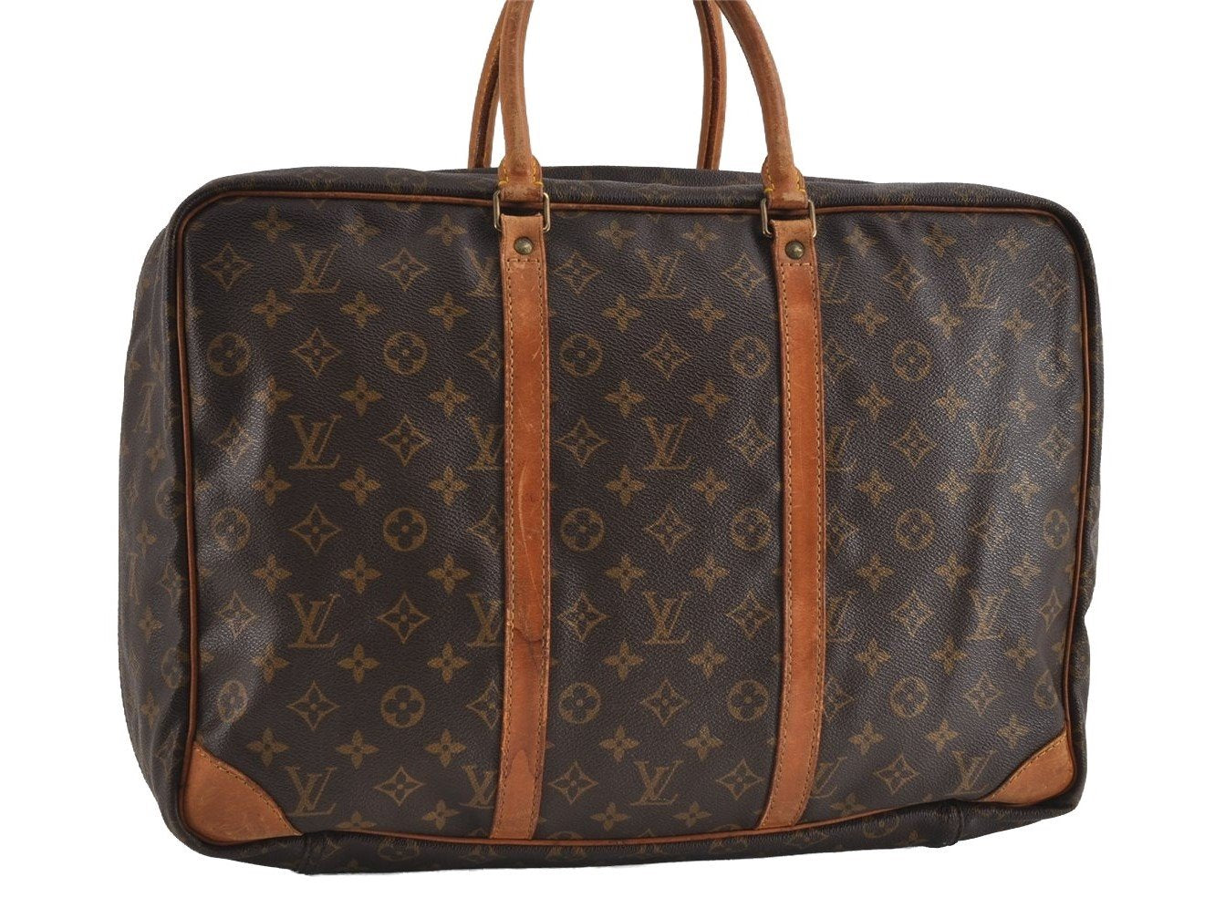Authentic Louis Vuitton Monogram Sirius 45 Travel Boston Bag M41408 LV 3319I
