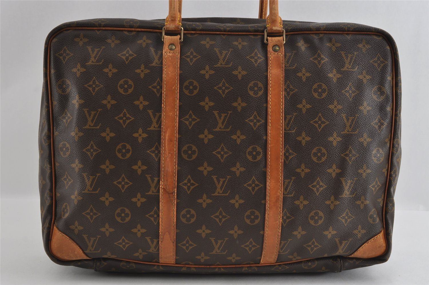 Authentic Louis Vuitton Monogram Sirius 45 Travel Boston Bag M41408 LV 3319I