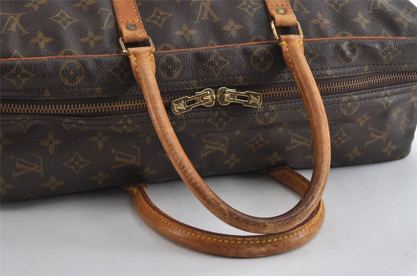 Authentic Louis Vuitton Monogram Sirius 45 Travel Boston Bag M41408 LV 3319I