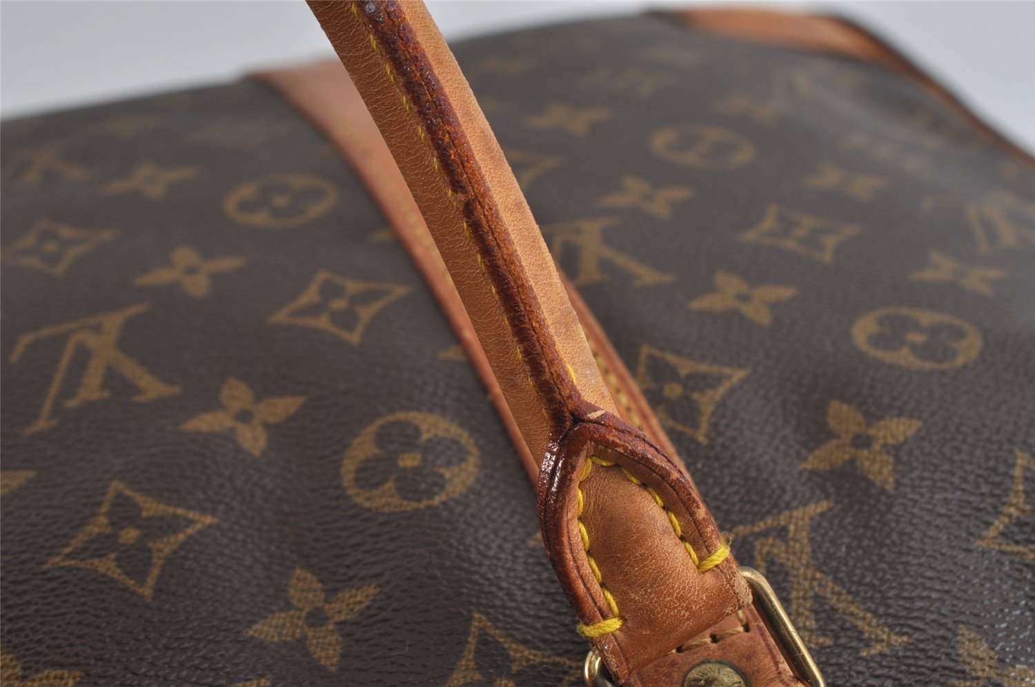 Authentic Louis Vuitton Monogram Sirius 45 Travel Boston Bag M41408 LV 3319I