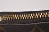 Auth Louis Vuitton Monogram Trousse Demi Ronde 23 Pouch M47520 LV Junk 3320I