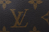 Auth Louis Vuitton Monogram Trousse Demi Ronde 23 Pouch M47520 LV Junk 3320I