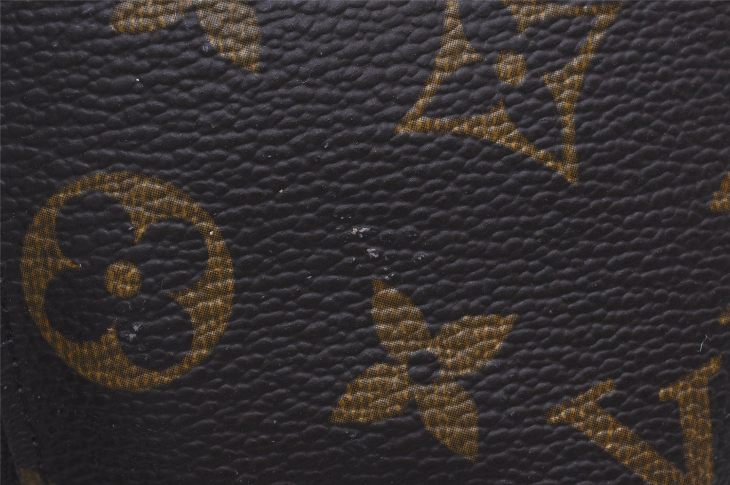 Auth Louis Vuitton Monogram Trousse Demi Ronde 23 Pouch M47520 LV Junk 3320I