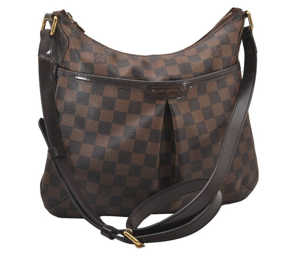 Authentic Louis Vuitton Damier Bloomsbury PM Shoulder Cross Bag N42251 LV 3321I