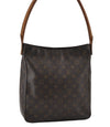 Authentic Louis Vuitton Monogram Looping GM Shoulder Bag M51145 LV 3322I
