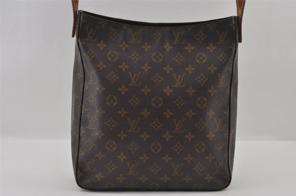 Authentic Louis Vuitton Monogram Looping GM Shoulder Bag M51145 LV 3322I