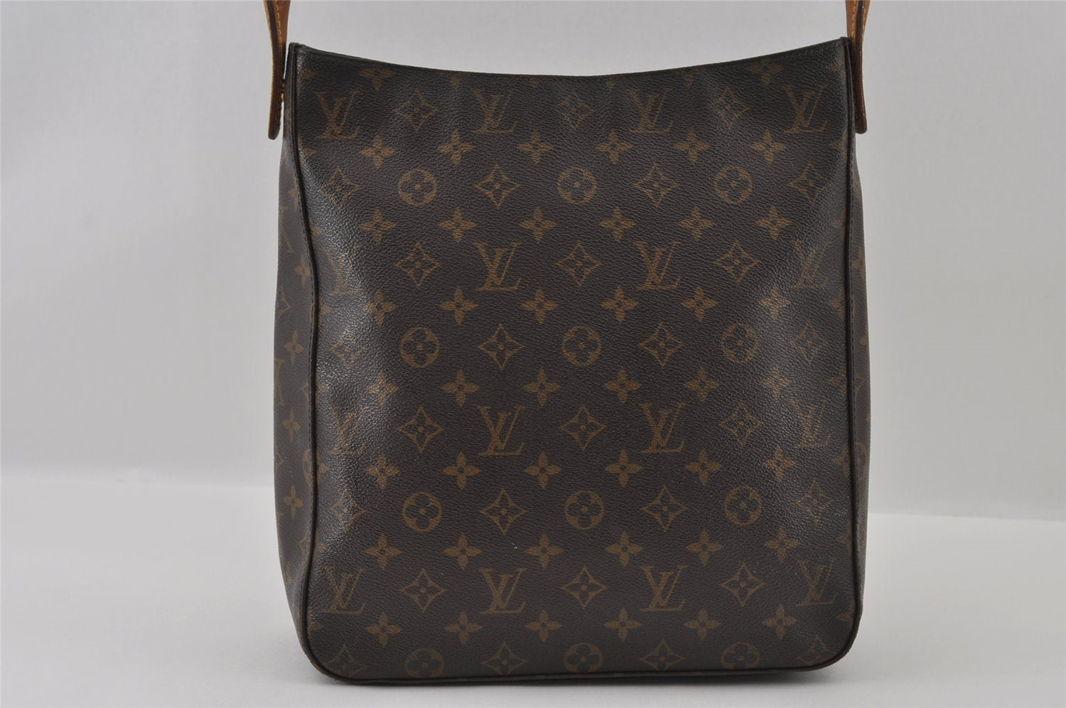Authentic Louis Vuitton Monogram Looping GM Shoulder Bag M51145 LV 3322I