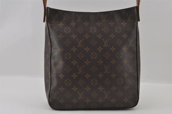 Authentic Louis Vuitton Monogram Looping GM Shoulder Bag M51145 LV 3322I