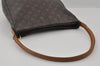 Authentic Louis Vuitton Monogram Looping GM Shoulder Bag M51145 LV 3322I