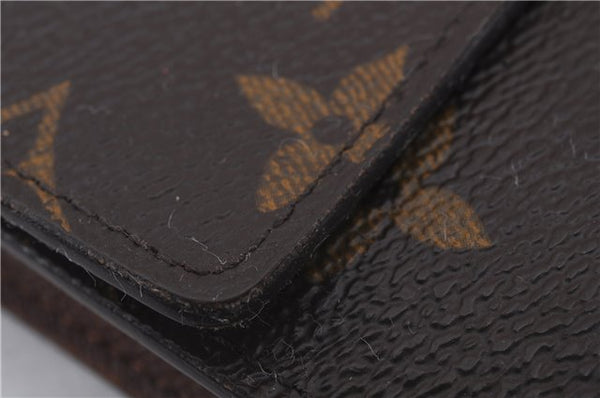 Authentic Louis Vuitton Monogram Porte Tresor Etui Papier Wallet M61202 LV 3327D