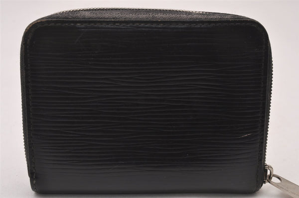 Authentic Louis Vuitton Epi Zippy Coin Purse Case Black M61206 LV 3327I