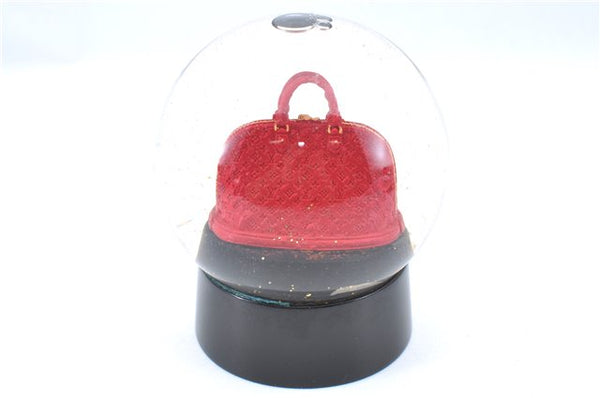 Authentic Louis Vuitton Novelty Snow Dome VIP Alma LV 3328E