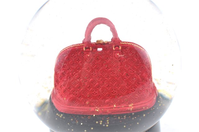 Authentic Louis Vuitton Novelty Snow Dome VIP Alma LV 3328E