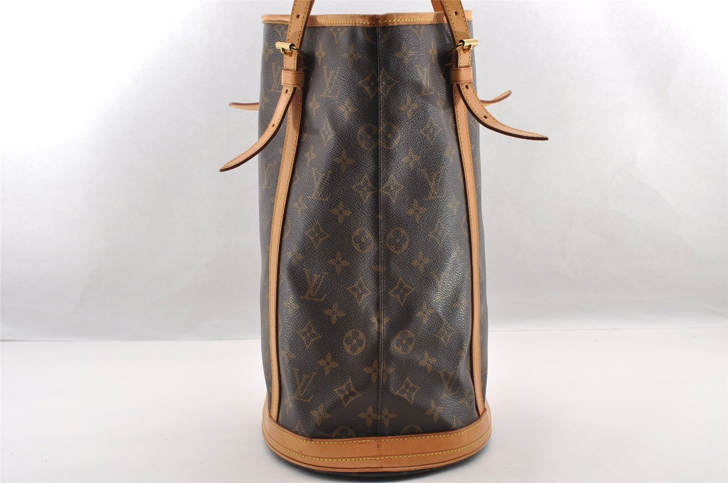 Authentic Louis Vuitton Monogram Bucket GM Shoulder Tote Bag M42236 LV 3329I