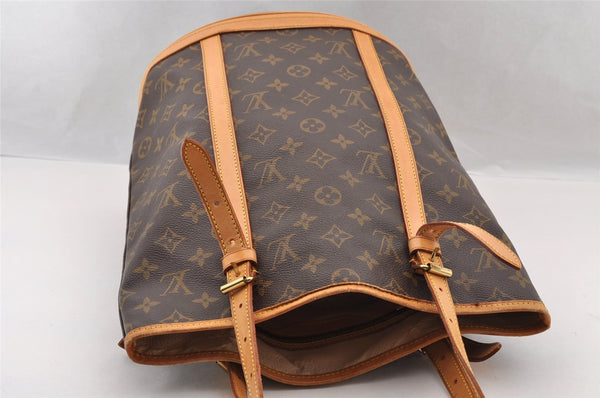 Authentic Louis Vuitton Monogram Bucket GM Shoulder Tote Bag M42236 LV 3329I