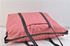 Authentic PRADA Nylon Leather Shoulder Tote Bag Pink Black 3330D