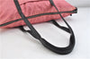 Authentic PRADA Nylon Leather Shoulder Tote Bag Pink Black 3330D