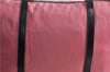 Authentic PRADA Nylon Leather Shoulder Tote Bag Pink Black 3330D