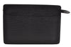 Authentic Louis Vuitton Epi Pochette Homme Clutch Hand Bag Black M52522 LV 3330I