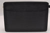 Authentic Louis Vuitton Epi Pochette Homme Clutch Hand Bag Black M52522 LV 3330I