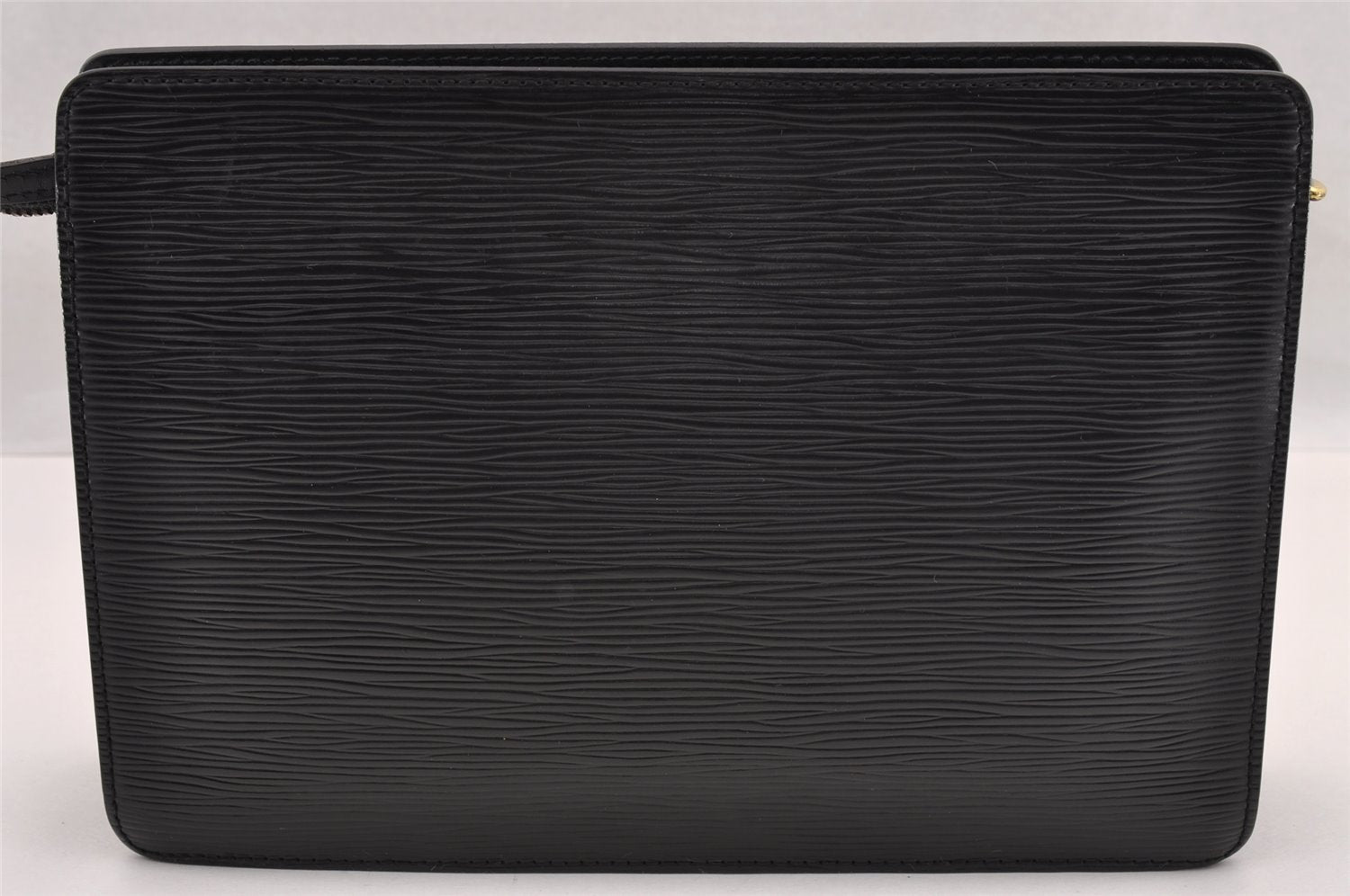 Authentic Louis Vuitton Epi Pochette Homme Clutch Hand Bag Black M52522 LV 3330I