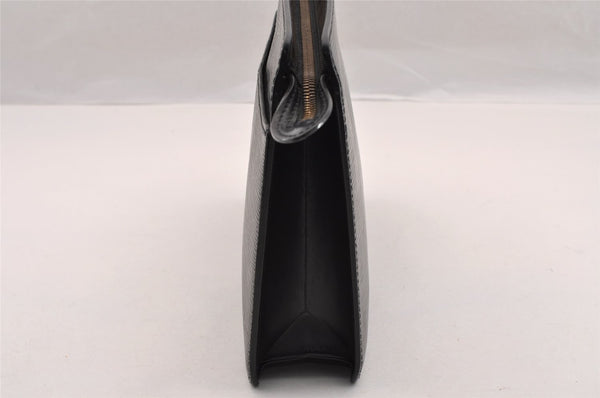 Authentic Louis Vuitton Epi Pochette Homme Clutch Hand Bag Black M52522 LV 3330I