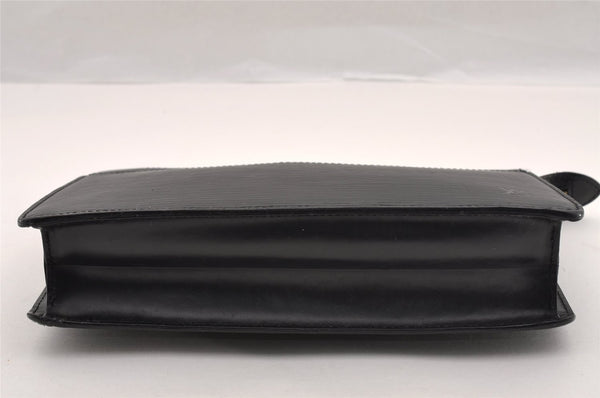Authentic Louis Vuitton Epi Pochette Homme Clutch Hand Bag Black M52522 LV 3330I