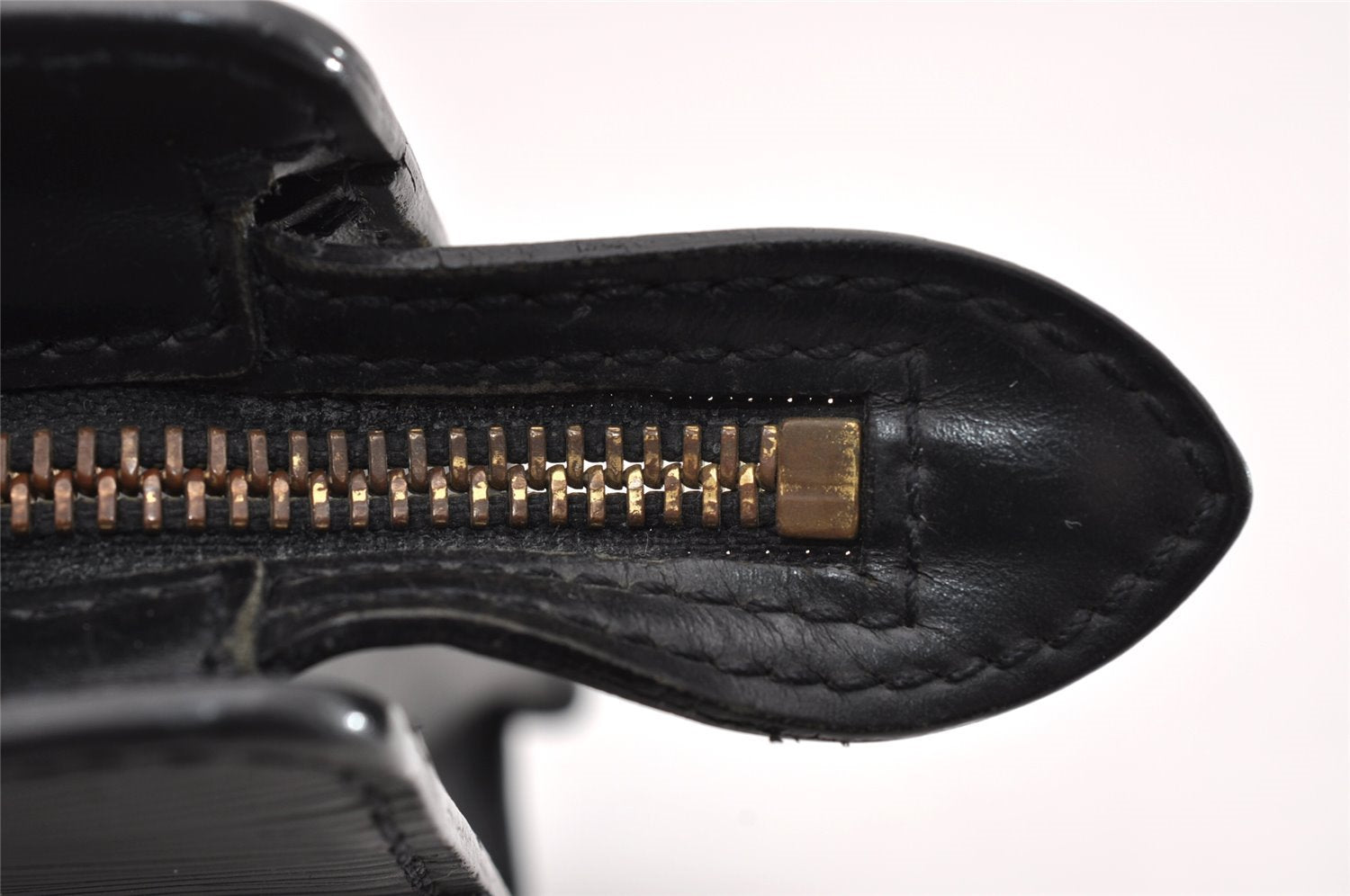 Authentic Louis Vuitton Epi Pochette Homme Clutch Hand Bag Black M52522 LV 3330I