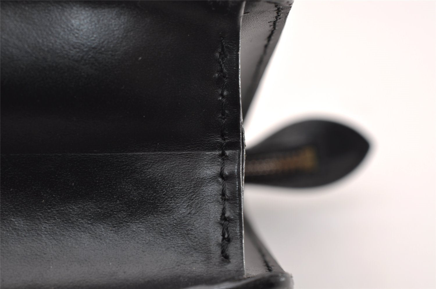 Authentic Louis Vuitton Epi Pochette Homme Clutch Hand Bag Black M52522 LV 3330I