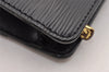Authentic Louis Vuitton Epi Pochette Homme Clutch Hand Bag Black M52522 LV 3330I