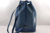 Authentic Louis Vuitton Epi Randonnee PM Shoulder Bag Blue M52355 LV 3331I