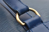 Authentic Louis Vuitton Epi Randonnee PM Shoulder Bag Blue M52355 LV 3331I