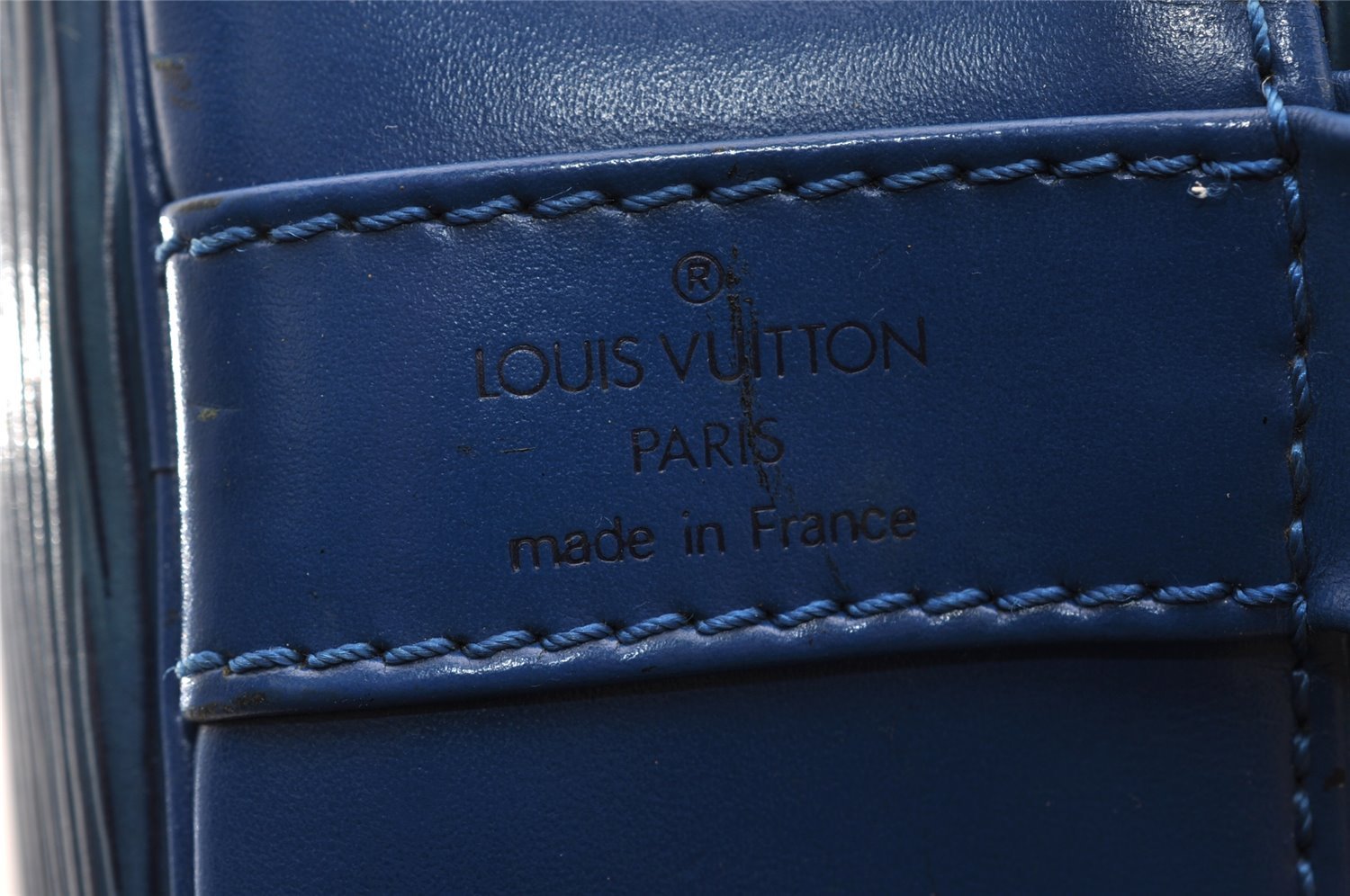 Authentic Louis Vuitton Epi Randonnee PM Shoulder Bag Blue M52355 LV 3331I