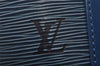 Authentic Louis Vuitton Epi Randonnee PM Shoulder Bag Blue M52355 LV 3331I