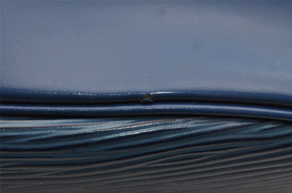 Authentic Louis Vuitton Epi Randonnee PM Shoulder Bag Blue M52355 LV 3331I