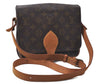 Auth Louis Vuitton Monogram Cartouchiere MM Shoulder Cross Bag M51253 LV 3332D