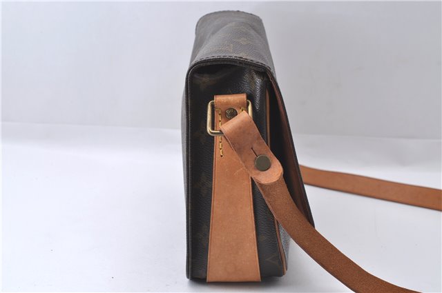 Auth Louis Vuitton Monogram Cartouchiere MM Shoulder Cross Bag M51253 LV 3332D