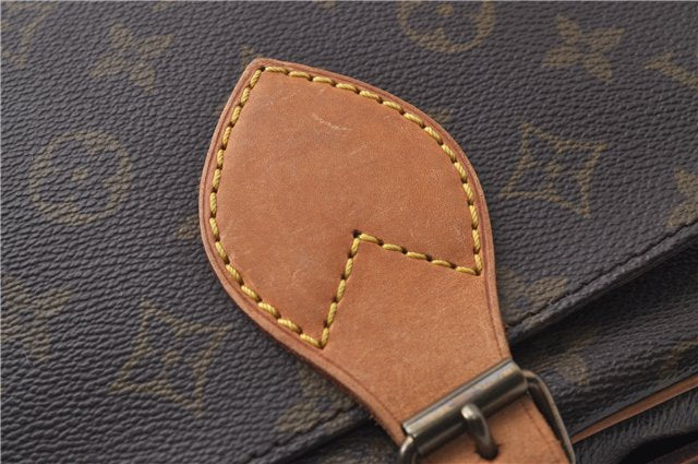 Auth Louis Vuitton Monogram Cartouchiere MM Shoulder Cross Bag M51253 LV 3332D