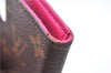 Authentic Louis Vuitton Monogram Folio Iphone X Xs Case Pink M63444 LV 3332E
